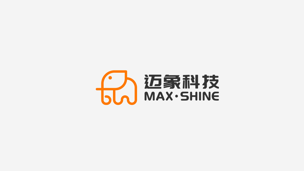 迈象科技卡通logo图文标志设计