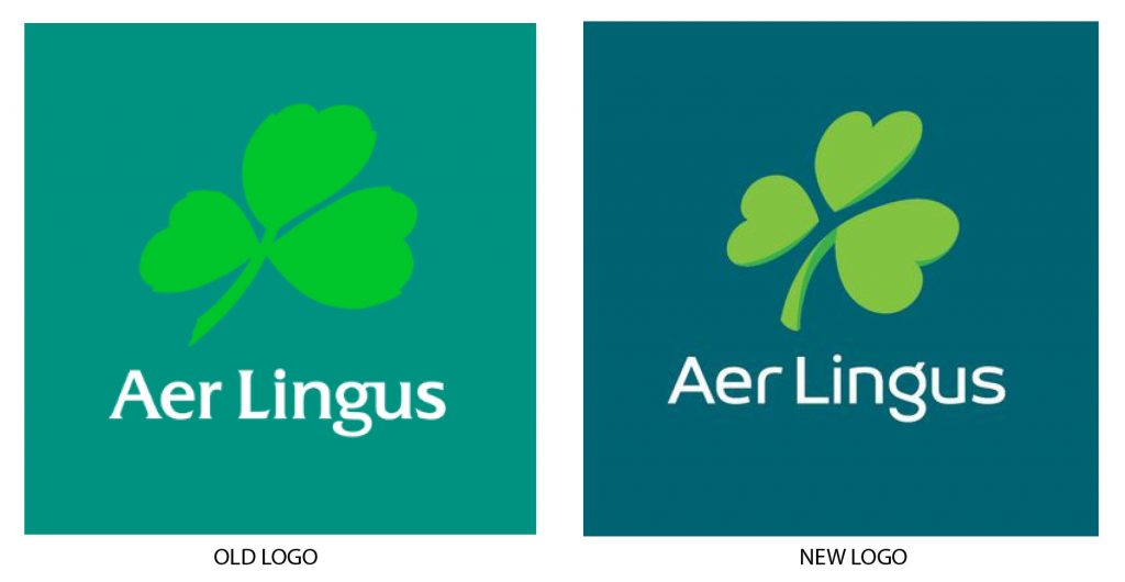 航空新旧logo设计细节