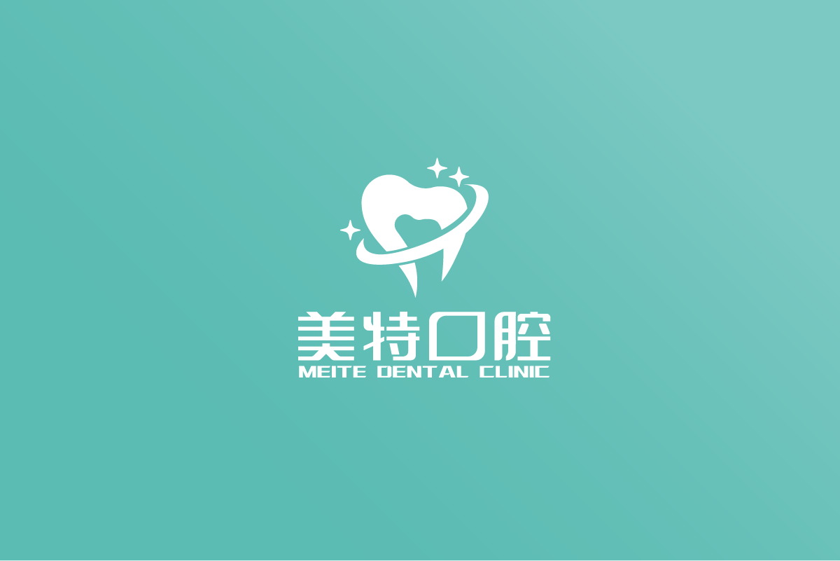 美特口腔牙医品牌logo设计